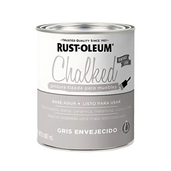 Pintura Rust-Oleum  Tizado Gris Envejecido 0.887l